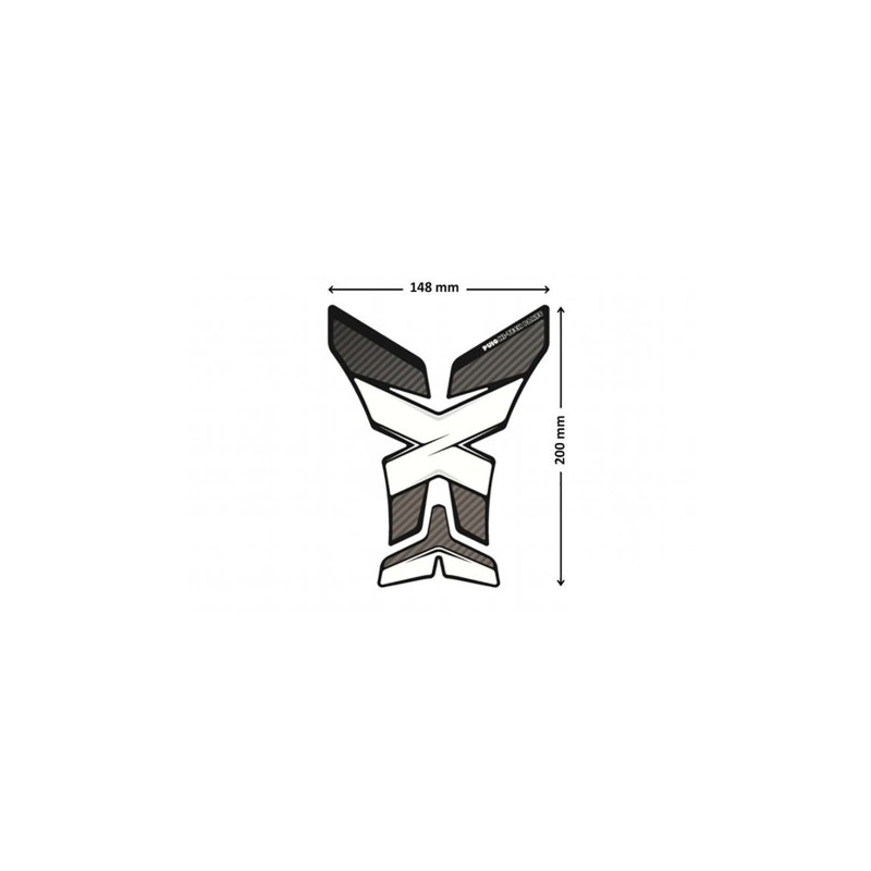 puig tank protection stickers model xtreme carbon look