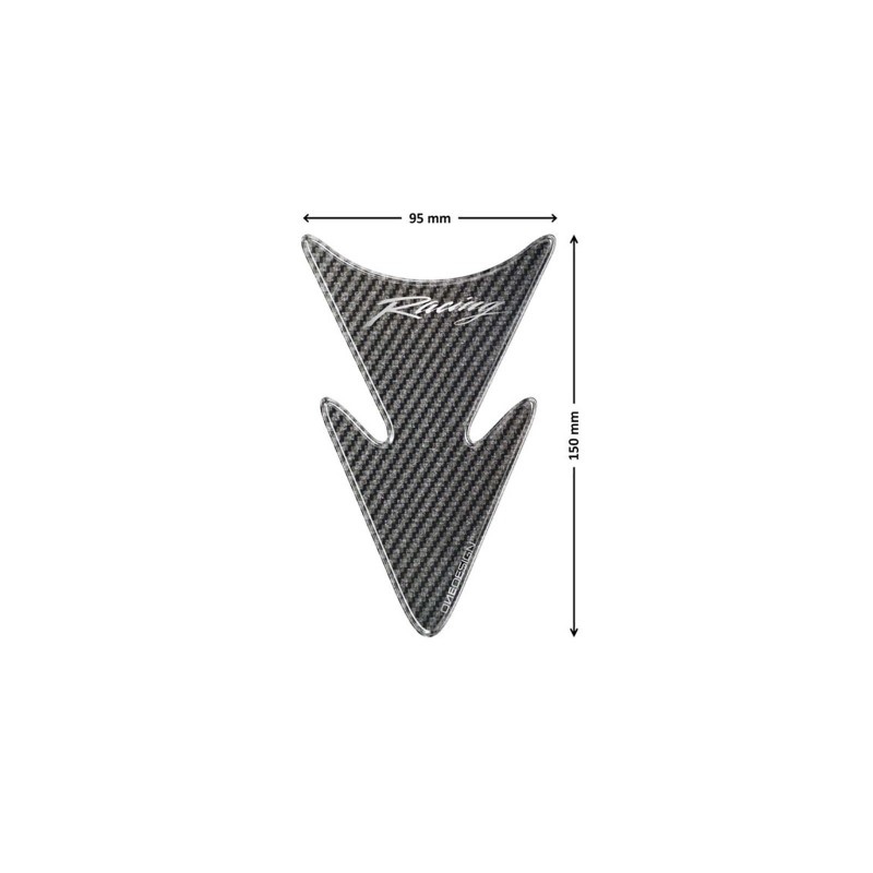Autocollants de protection de reservoir Puig modele Arrow aspect carbone