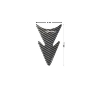 Autocollants de protection de reservoir Puig modele Arrow aspect carbone