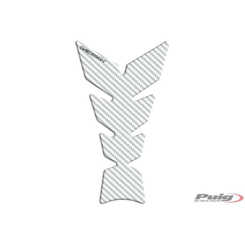 puig adesivi protezione serbatoio modello soft bianco