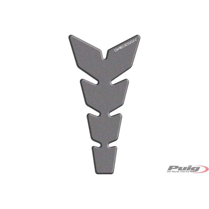 Autocollants de protection de reservoir Puig modele cuir gris