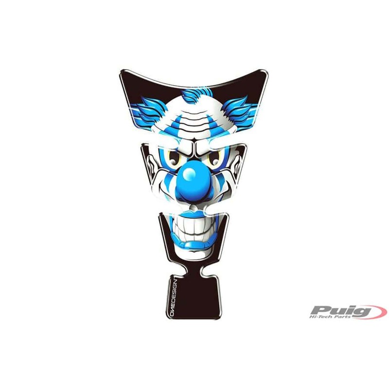 PUIG TANK PROTECTIVE STICKERS MODEL CLOWN BLUE - COD. 9305A - Protects the bike from scratches and UV rays.