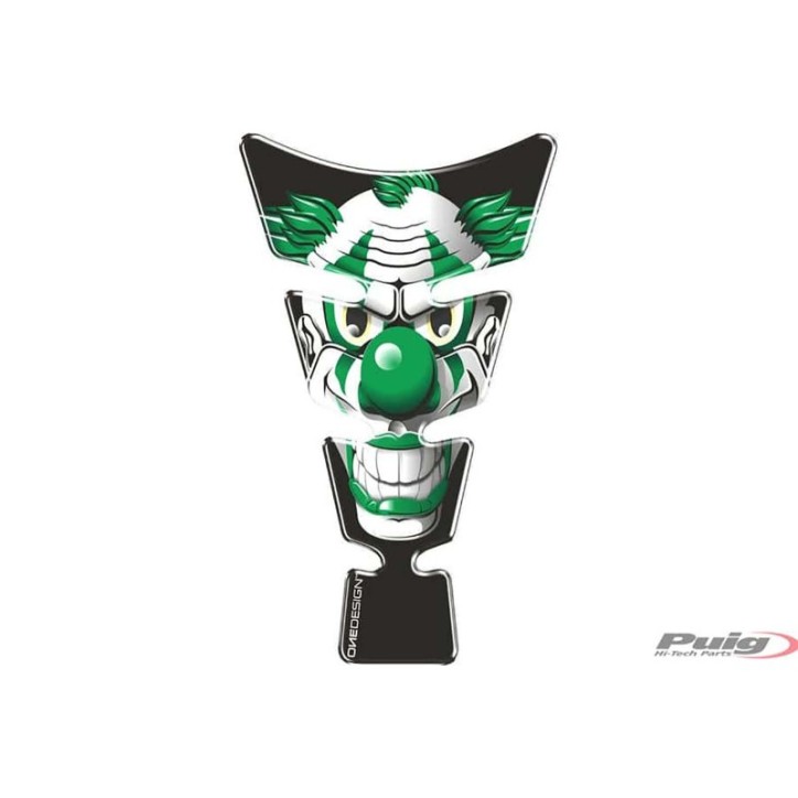 PUIG TANK PROTECTIVE STICKERS CLOWN MODEL GREEN - COD. 9305V - Protects the bike from scratches and UV rays.