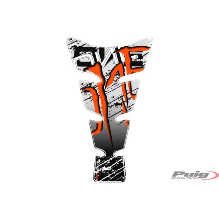 PUIG TANK PROTECTION STICKERS MODEL SPIRIT II ORANGE - COD. 9140T - Protects the bike from scratches and UV rays.