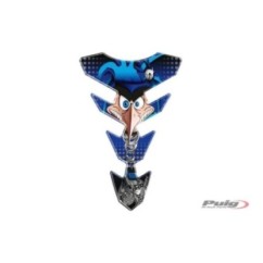 PUIG TANK PROTECTION STICKERS MODEL JOKER BLUE - COD. 6496A - Protects the bike from scratches and UV rays.