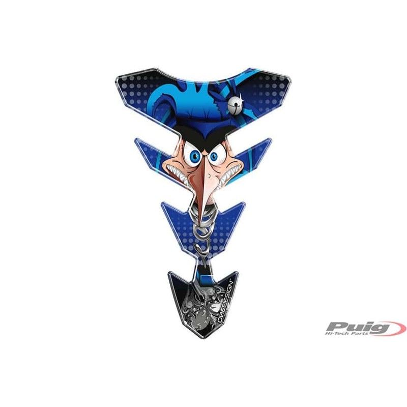 puig adesivi protezione serbatoio modello joker blu