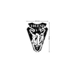 Puig Tankschutzaufkleber Modell Violent Black