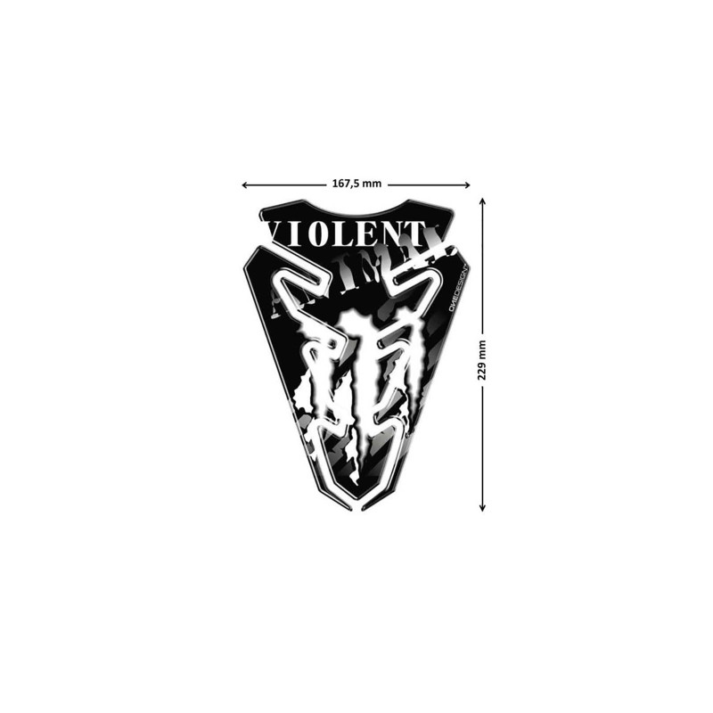 puig tank protector stickers model violent black