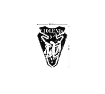 puig tank protector stickers model violent black