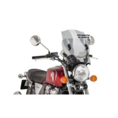 PUIG CUPOLINO PER FARO TONDO MODELLO UP&DOWN PER KAWASAKI ER-6N ANNO 12-16' COLORE FUME CHIARO