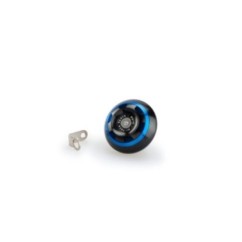PUIG ENGINE OIL CAP TRACK FOR TRIUMPH COLOR BLUE - COD. 20338A - Material: black anodized aluminum with colored ring.
