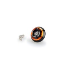 PUIG TAPPO OLIO MOTORE TRACK PER TRIUMPH COULEUR ORANGE - COD. 20338T - Materiel: aluminium anodise NOIR AVEC anello