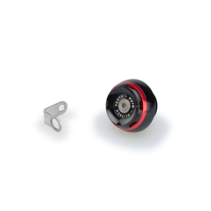 PUIG ENGINE OIL CAP TRACK FOR APRILIA/SUZUKI COLOR RED - COD. 20339R - Thread: M20x1.5.