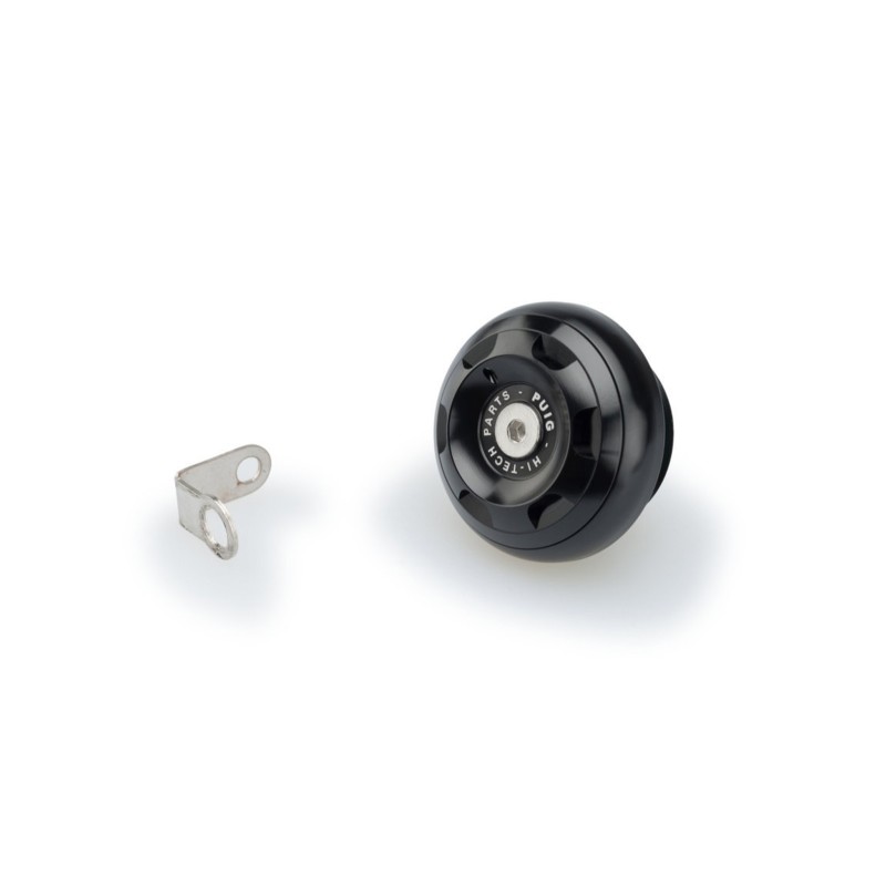 Bouchon d'huile moteur Puig Track pour Yamaha, couleur noire, reference?: 20341N, filetage?: M27 x 3