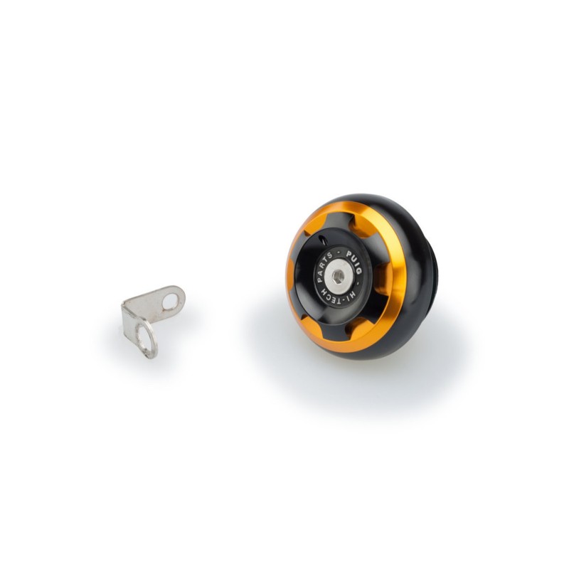 Bouchon d'huile moteur Puig Track pour Yamaha couleur or, code 20341O, filetage M27x3