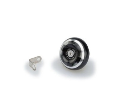 Bouchon d'huile moteur Puig Track pour Yamaha, couleur argent, reference?: 20341P, filetage M27 x 3