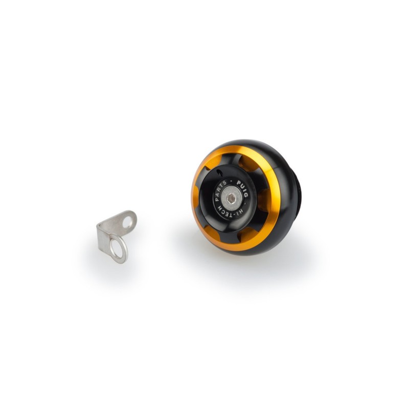 Bouchon d'huile moteur Puig Track pour Aprilia couleur or cod 20343O filetage M25x15
