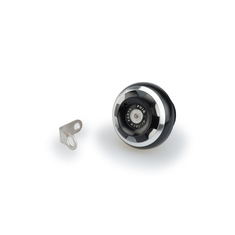 Bouchon d'huile moteur Puig Track pour Aprilia couleur argent cod 20343P filetage M25x15