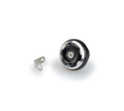 Bouchon d'huile moteur Puig Track pour Aprilia couleur argent cod 20343P filetage M25x15