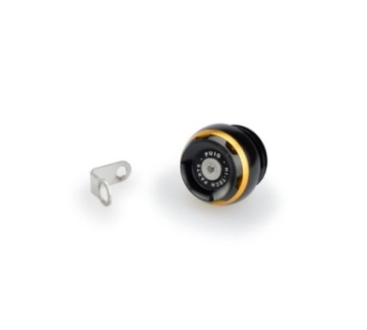 Bouchon d'huile moteur Puig Track pour KTM couleur or, code 20346O, filetage M24x3