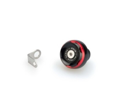 PUIG ENGINE OIL CAP TRACK FOR KTM COLOR RED - COD. 20348R - Material: black anodized aluminum with colored ring.