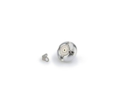 Bouchon d'huile moteur Puig pour Triumph couleur argent cod 3760p materiau aluminium anodise noir avec anneau colore