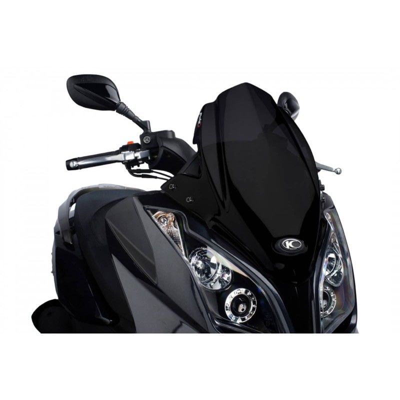 Pare-brise Puig V Tech Line Sport pour Kymco Superdink 300i 09-14 noir