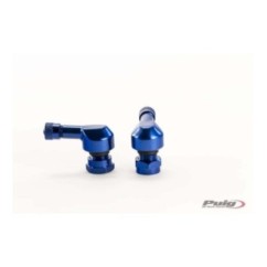 PUIG VALVES 90 degrEs POUR PNEUS TUBELESS COULEUR BLEU - DiamEtre : 11,3 mm - COD. 5591A