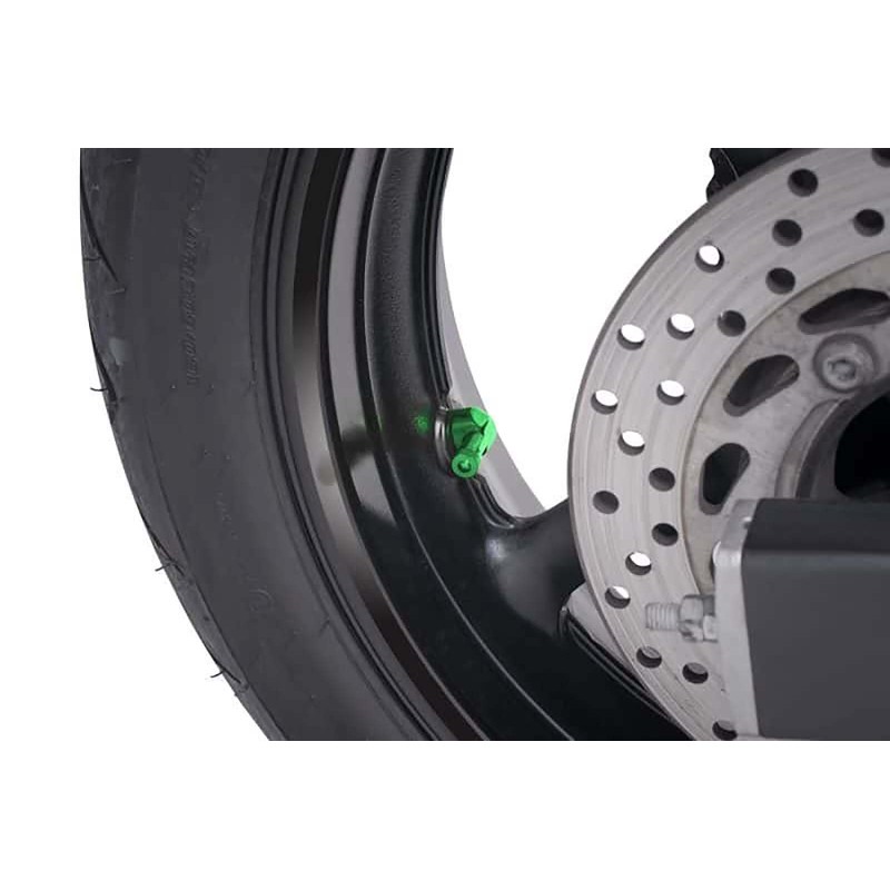 PUIG VALVOLE A 90 gradi PER PNEUMATICI TUBELESS COLORE VERDE