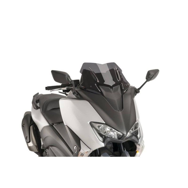 Pare-brise Puig V Tech Line Sport pour Yamaha T-Max 530 DX SX 17-19, fume fonce