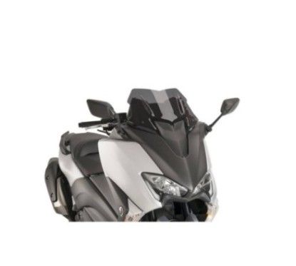 Parabrisas Puig V Tech Line Sport para Yamaha T-Max 530 DX SX 17-19 ahumado oscuro