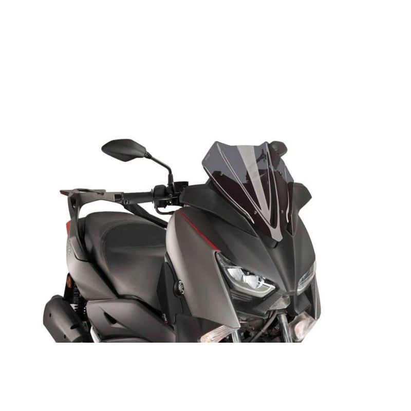 puig windshield v tech line sport for yamaha x max 300 17 22 dark smoke