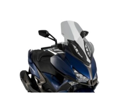 PUIG CUPOLINO V-TECH LINE TOURING PER KYMCO XCITING 400 S ANNO 19-23 COLORE FUME CHIARO