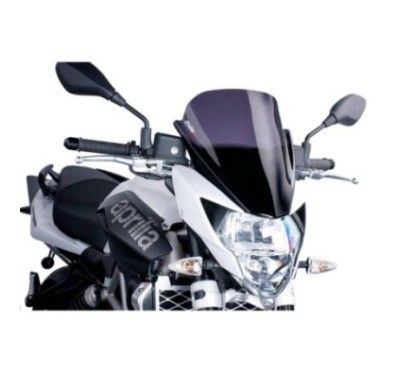 puig z racing windshield for aprilia shiver 750 10 16 dark smoke