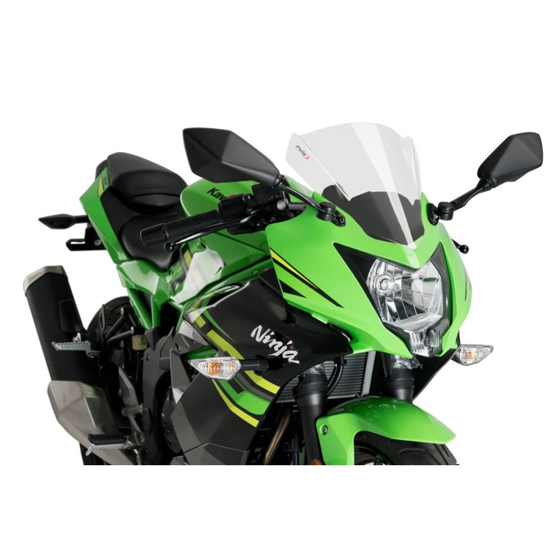 PUIG CUPOLINO Z-RACING KAWASAKI NINJA 125 ANNO 19-23 FUME CHIARO