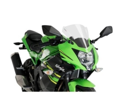 PUIG CUPOLINO Z-RACING KAWASAKI NINJA 125 ANNO 19-23 FUME CHIARO