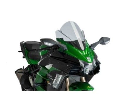 Parabrisas Puig Z Racing para Kawasaki Ninja H2 SX SE 22 23 ahumado claro 9704H