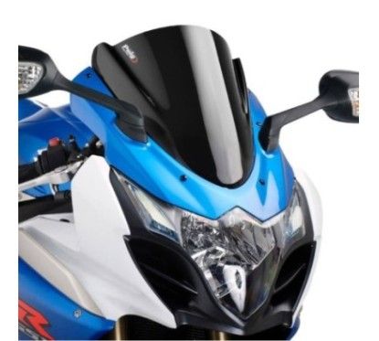 Puig Z Racing Windschutzscheibe fur Suzuki GSX R1000 09 16 schwarz