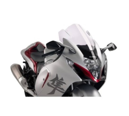 PUIG CUPOLINO Z-RACING PER SUZUKI GSX-R1300 HAYABUSA ANNO 21-23 COLORE TRASPARENTE.