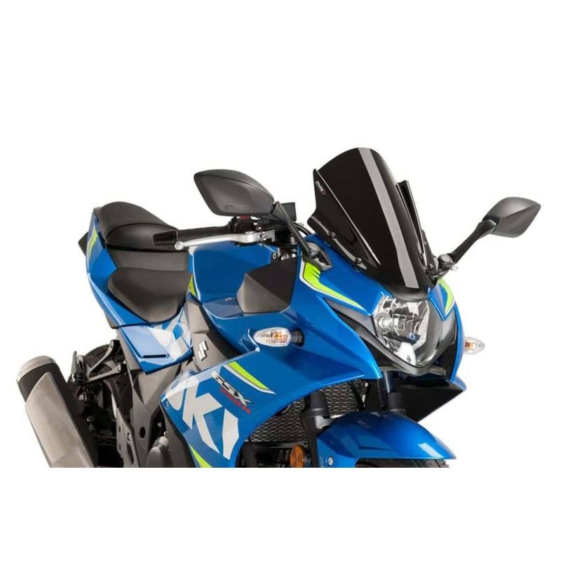 Pare-brise Puig Z Racing pour Suzuki GSX R250 17-21 noir