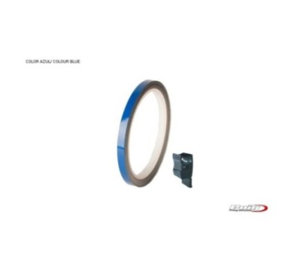 puig adesivi cerchi blu striscia con applicatore un kit utilizzabile 2 ruote dimensioni 7x6 mm gomme 16 18 cod 4542a