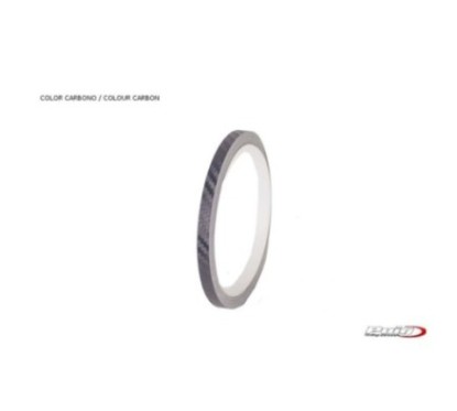 puig carbon look rim stickers without applicator kit 2 wheels size 7x6 mm tires 16 18 cod 2568c