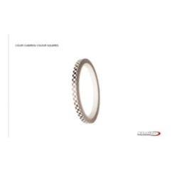 PUIG ADESIVI CERCHI SCACCHI - Senza applicatore, kit 2 ruote - Dimensioni: 7x6 mm - Gomme 16-18 - COD. 2568E