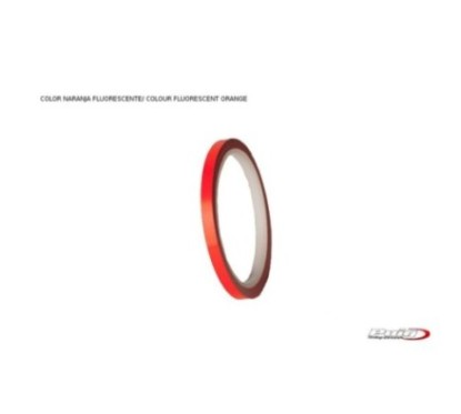 puig adesivi cerchi arancio fluo senza applicatore kit 2 ruote dimensioni 7x6 mm gomme 16 18 cod 2568t