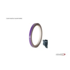 PUIG PURPLE RIMS STICKERS - Strip with applicator - One kit that can be used on 2 wheels - Dimensions: 7x6 mm - Tires 16-18 - CO