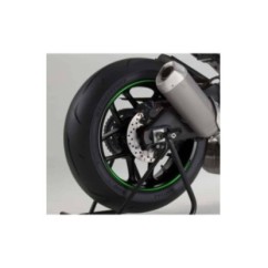 PUIG WHEEL STICKERS PREMIUM GREEN - Kit with 8 adhesive strips, protects the bike from scratches and UV rays - COD. 8431V