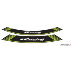 puig adesivi cerchi racing verde il set consiste di 8 strisce adesive cerchi da 14 e 21 cod 5531v