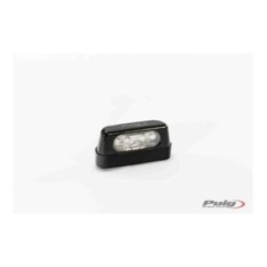 PUIG LICENSE PLATE LIGHTS MIG MODEL COLOR BLACK - Led license plate light. Material: plastic - Dimensions: 56x26 mm - TUV approv