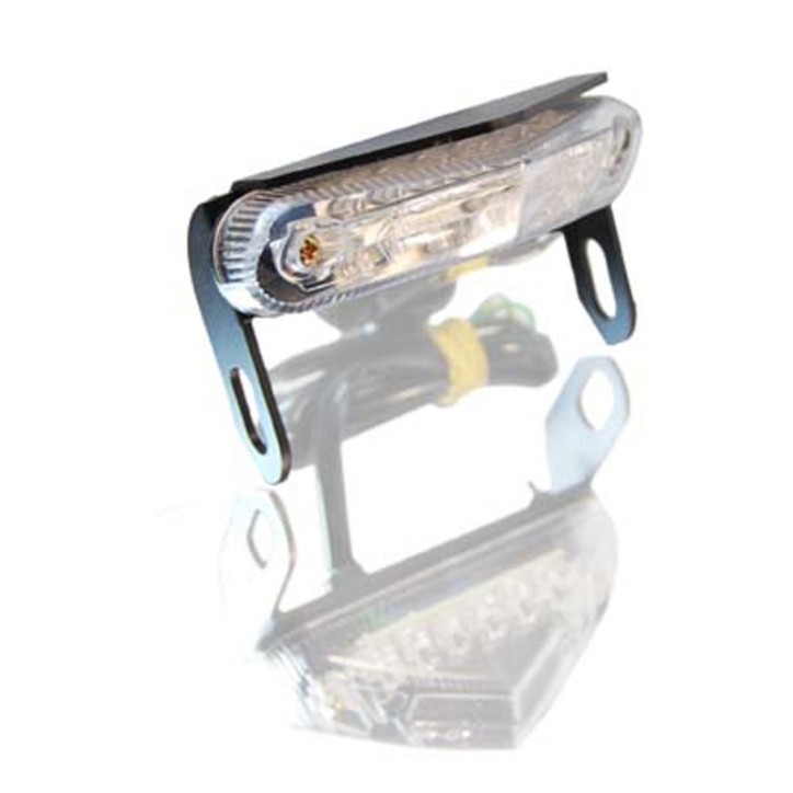 FEU STOP LED RACINGBIKE AVEC SUPPORT - Ce produit a la fonction de feu de position, feu stop et Eclairage de plaque