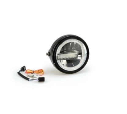 PUIG LED-SCHEINWERFER LUMEN R FARBE SCHWARZ - COD. 20818N ? MATERIAL: ALUMINIUM. SPANNUNG: 12V. L,NGE: 198 MM.